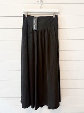 NWTs Scarlet Darkness | Black Corset Back Maxi Skirt Size XL
